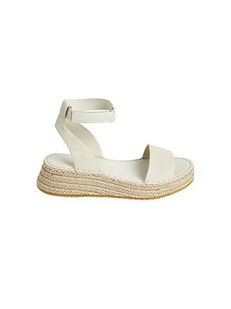 CALVIN KLEIN JEANS | Sandalen Sporty Wedge | creme