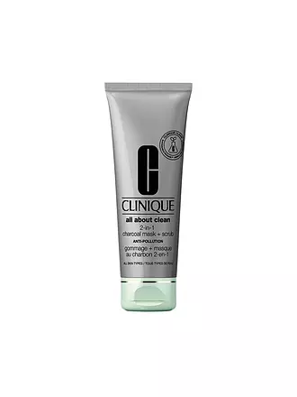 CLINIQUE | All About Clean 2-in-1 Charcoal Mask + Scrub Anti-Pollution 100ml | keine Farbe