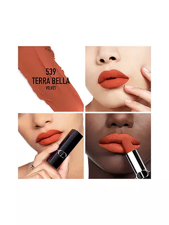 DIOR | Lippenstift - Rouge Dior Velvet Lipstick (724 Tendresse) | dunkelrot