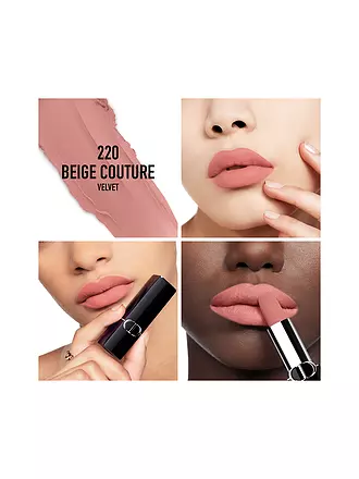 DIOR | Lippenstift - Rouge Dior Velvet Lipstick (854 Rouge Shanghai) | camel