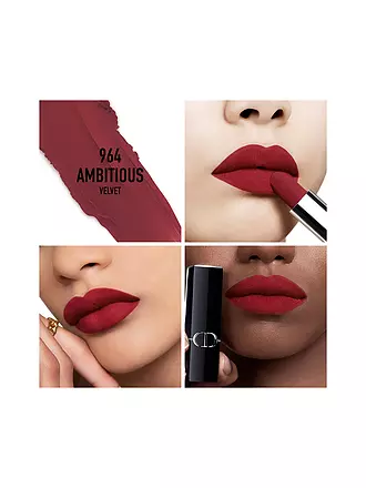 DIOR | Lippenstift - Rouge Dior Velvet Lipstick (854 Rouge Shanghai) | beere