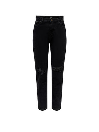ONLY | Highwaist Jeans Mom Fit ONLJAGGER | schwarz