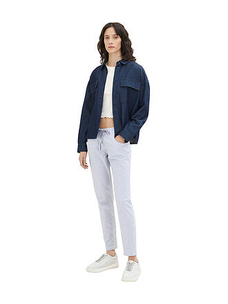TOM TAILOR | Hose Tapered Relaxed Fit | hellblau