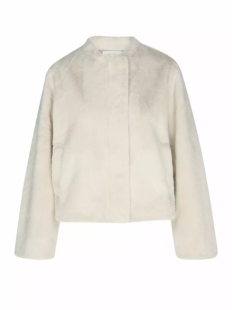 	 PRIDE TO BE | Jacke in Felloptik DANJA | creme