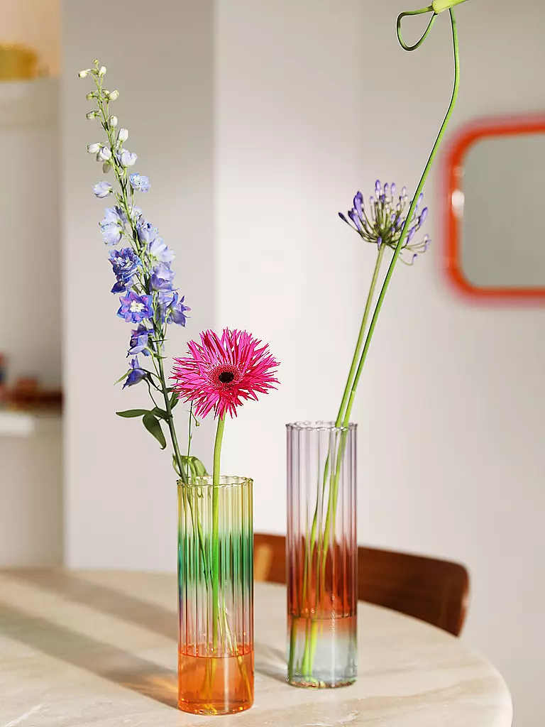 &K AMSTERDAM | Vase GRADIENT Large Bunt  | bunt