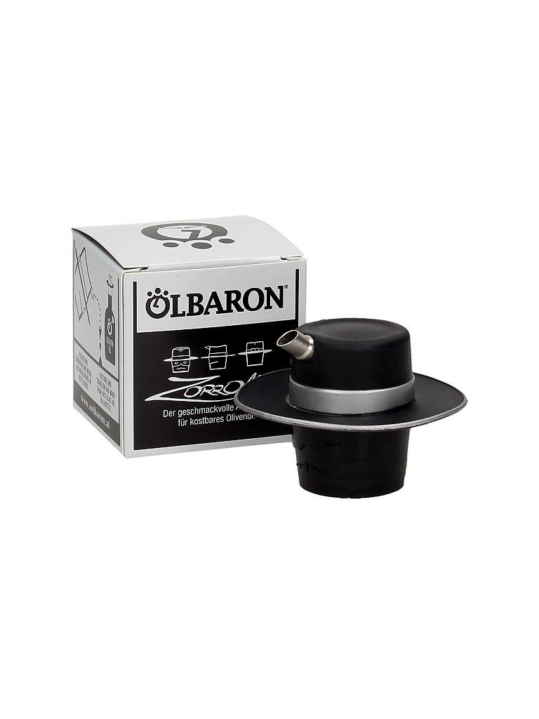 ÖLBARON | Ausgießer Olivenölhut Zorrolivo  | schwarz