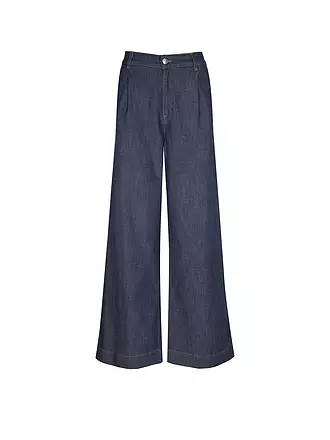 7 FOR ALL MANKIND | Jeans Wide Leg PLEATED | dunkelblau