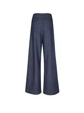 7 FOR ALL MANKIND | Jeans Wide Leg PLEATED | dunkelblau