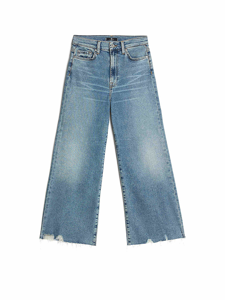 7 FOR ALL MANKIND Jeans Flared Fit 7/8 JO hellblau | 28