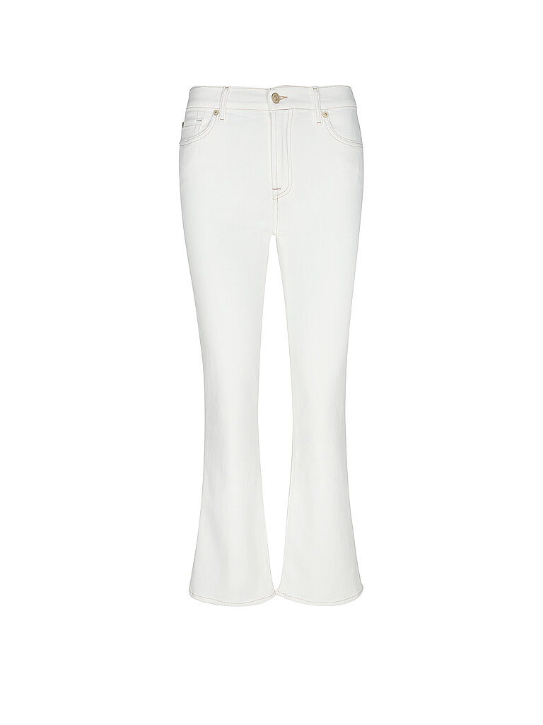 Jeans Flared Fit 7/8 DAISY weiss 29 damen