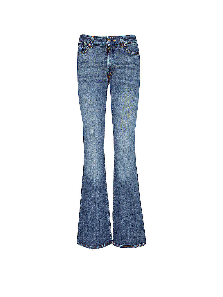Jeans Flared Fit THE LEGGY blau 28 damen