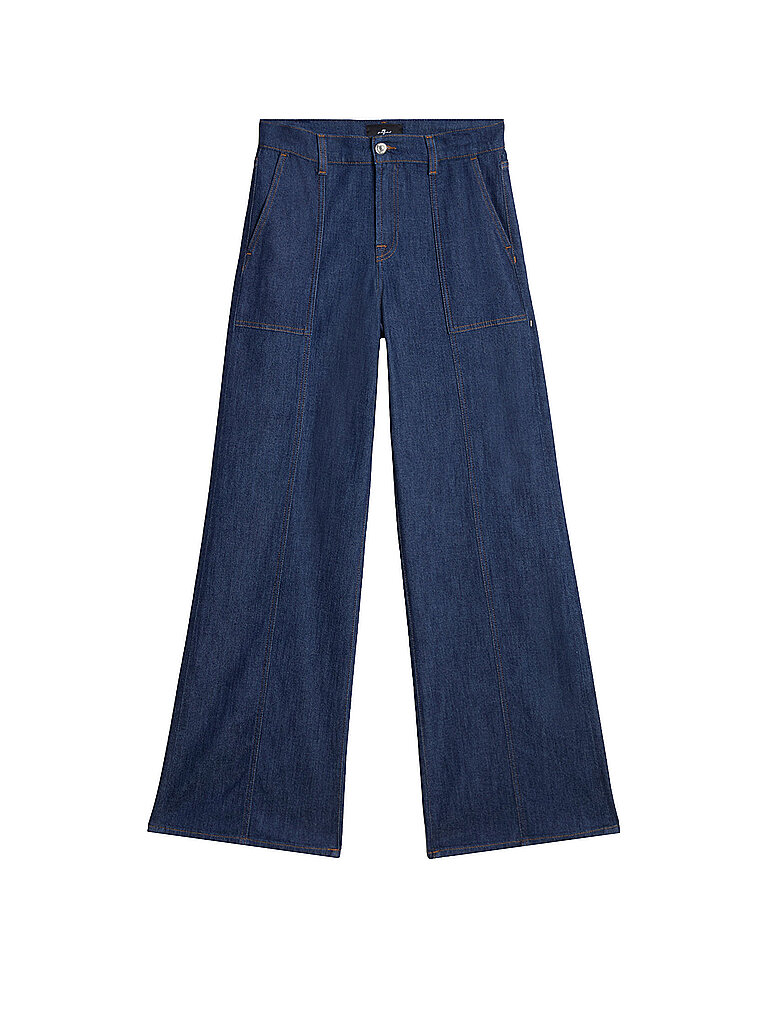 7 FOR ALL MANKIND Jeans Wide Leg UTILITY LOTTA dunkelblau | 26
