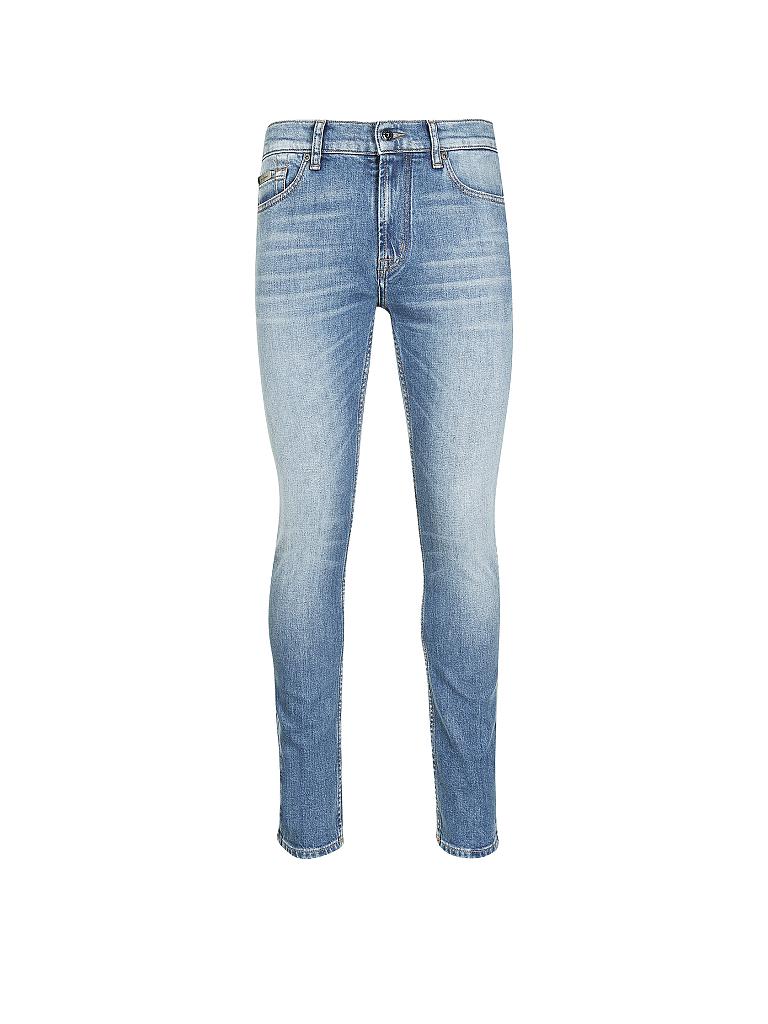 7 FOR ALL MANKIND | Jeans Skinny-Fit "Ronnie" | blau