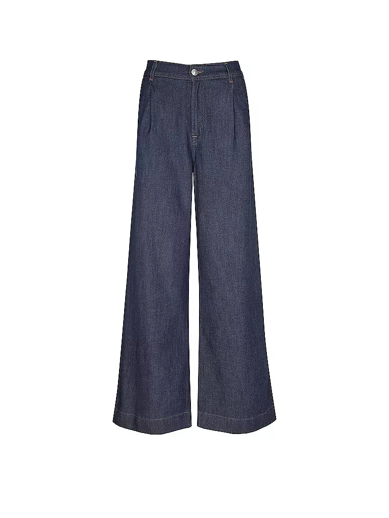 7 FOR ALL MANKIND | Jeans Wide Leg PLEATED | dunkelblau