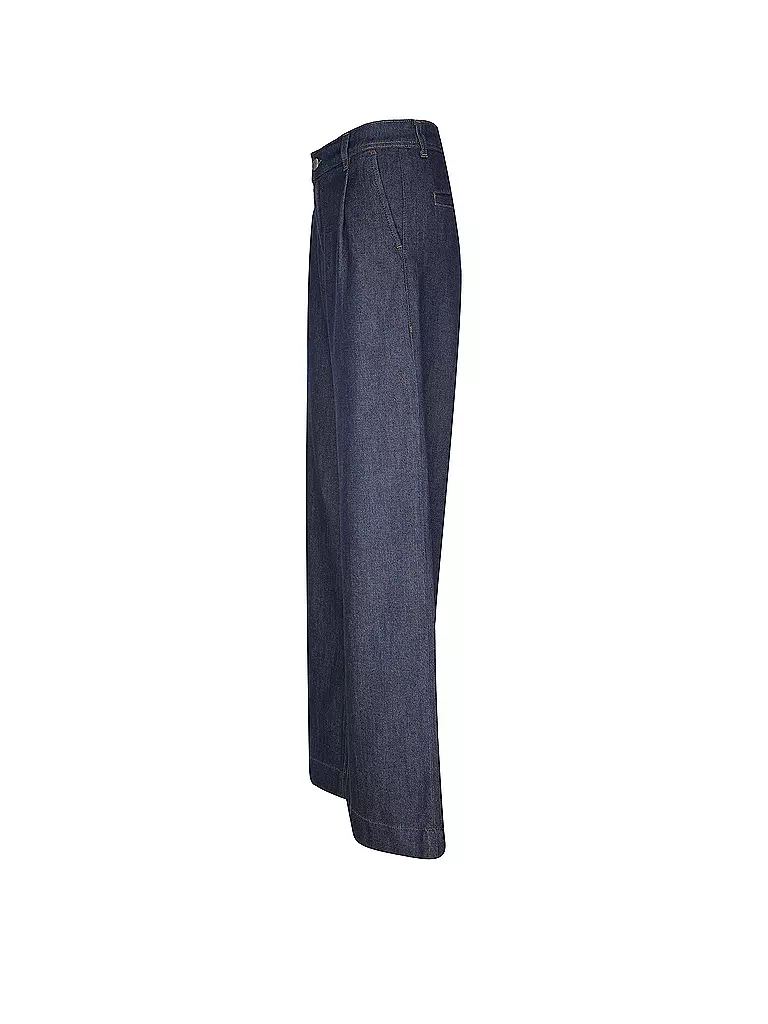 7 FOR ALL MANKIND | Jeans Wide Leg PLEATED | dunkelblau