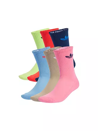 ADIDAS ORIGINALS | Socken 6-er Pkg. ashblu/nindig/lucred | bunt