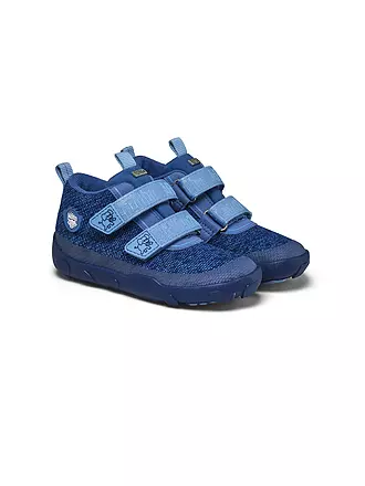 AFFENZAHN | Kinder Barfußschuhe - Übergangsschuhe KNIT HAPPY Elefant | petrol