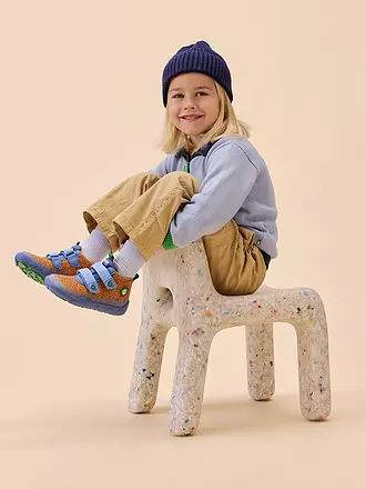 AFFENZAHN | Kinder Barfußschuhe - Übergangsschuhe KNIT HAPPY Hase | braun