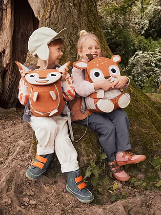 AFFENZAHN | Kinder Barfußschuhe - Übergangsschuhe KNIT HAPPY Reh | hellbraun