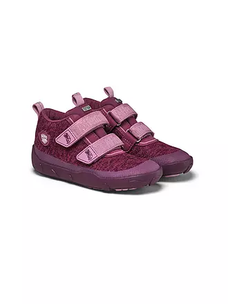 AFFENZAHN | Kinder Barfußschuhe - Übergangsschuhe KNIT HAPPY Reh | dunkelrot