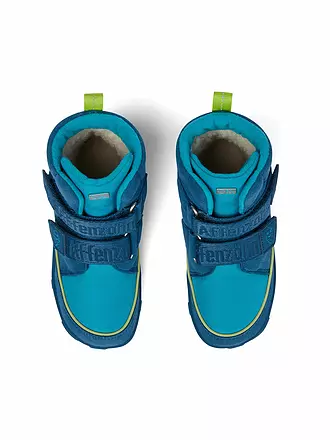 AFFENZAHN | Kinder Barfußschuhe - Boots Hai Jump Midboot | dunkelblau
