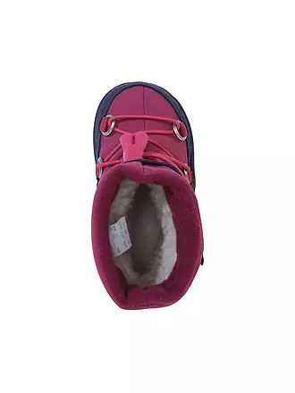 AFFENZAHN | Kinder Barfußschuhe - Stiefel SNOWY Flamingo | lila