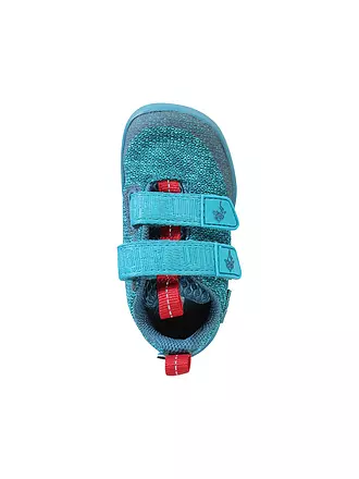 AFFENZAHN | Kinder Barfußschuhe KNIT HAPPY Hai | türkis