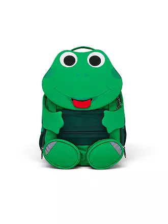 AFFENZAHN | Kinder Rucksack Großer Freund - Frosch | grün