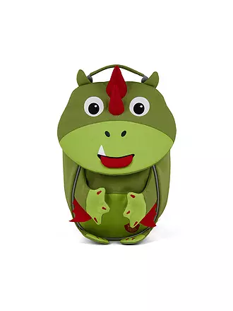 AFFENZAHN | Kinder Rucksack Kleine Freunde - Dinosaurier | grün