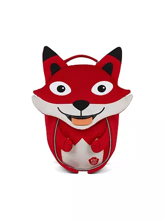 AFFENZAHN | Kinder Rucksack Kleine Freunde - Löwe | rot