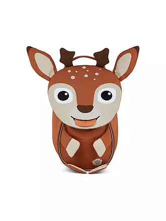 AFFENZAHN | Kinder Rucksack Kleine Freunde - Löwe | braun