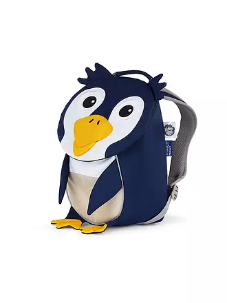 AFFENZAHN | Kinder Rucksack Kleine Freunde - Pinguin | blau