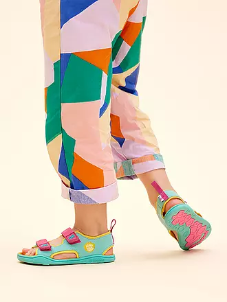 AFFENZAHN | Kinder Sandalen AIRY Eule | grün
