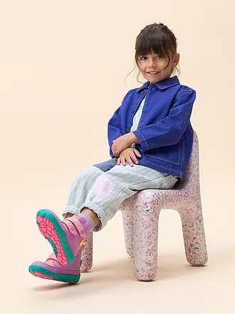 AFFENZAHN | Kinder Winterstiefel VEGAN COMFY Vogel | pink