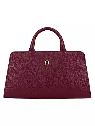AIGNER | Ledertasche - Henkeltasche CYBILL Small | dunkelrot