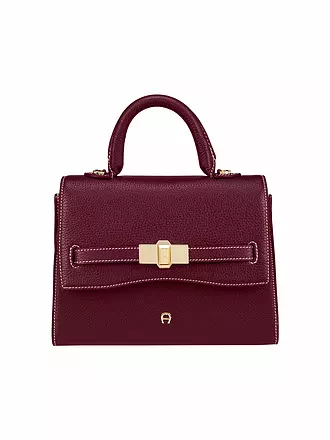 AIGNER | Ledertasche - Henkeltasche FARAH Small | dunkelrot
