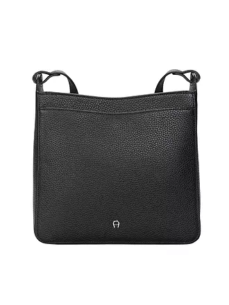 AIGNER | Ledertasche - Hobo Bag PURA Medium | schwarz