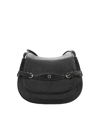 AIGNER | Ledertasche - Umhängetasche CAVALLO Small | schwarz