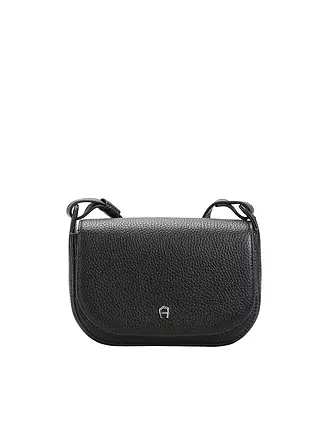 AIGNER | Ledertasche - Umhängetasche PURA Small | schwarz