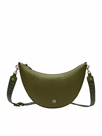 AIGNER | Ledertasche - Umhängetasche ZITA Medium | olive