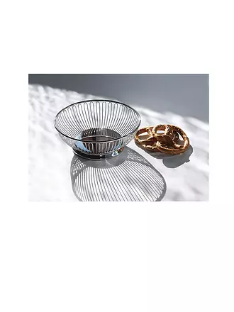 ALESSI | Drahtkorb Rund 20cm Edelstahl | silber
