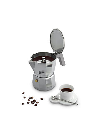 ALESSI | Espressomaschine Moka 3 Tassen | grau