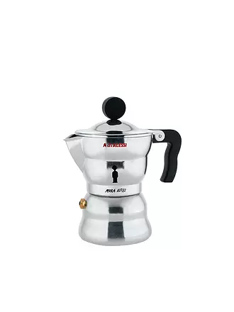 ALESSI | Espressomaschine Moka-Alessi  - Aluminium / 3 Tassen | silber