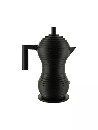 ALESSI | Espressomaschine Pulcina Black Alu/Schwarz 3 Tassen | 
