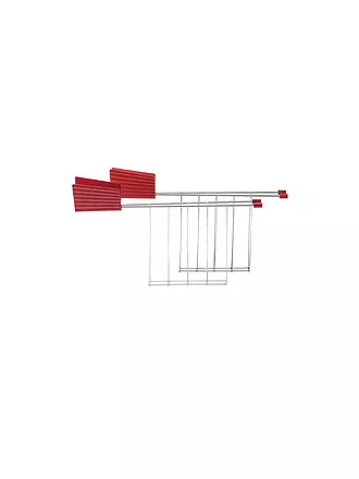 ALESSI | Sandwichzange Plisse 2er Rot MDL08 RACK R | weiss