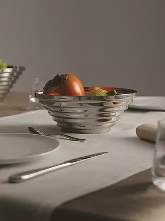 ALESSI | Schale rund MAYA 20cm Edelstahl | silber