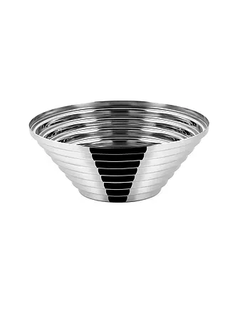 ALESSI | Schale rund MAYA 25cm Edelstahl | silber
