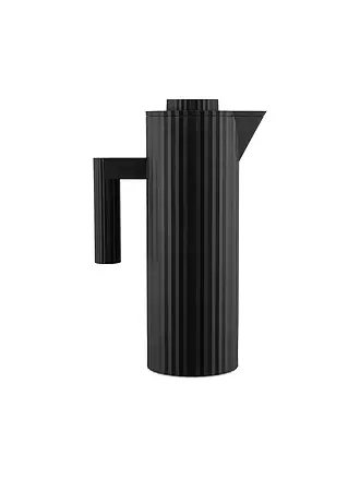 ALESSI | Thermoskanne - Isolierkanne Plisse 1 l  Grau | schwarz