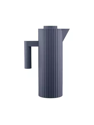 ALESSI | Thermoskanne - Isolierkanne Plisse 1 l  Schwarz | grau