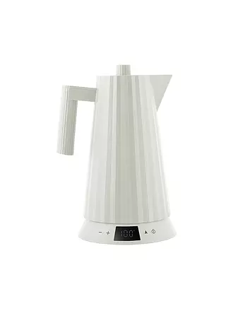 ALESSI | Wasserkocher 1,7l Plissee Th. Harz / Gruen | weiss